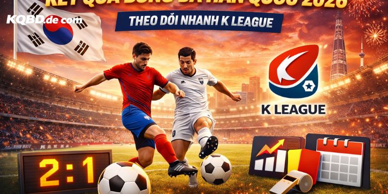 Kết quả bóng đá Hàn Quốc tại KQBD có độ tin cậy cao