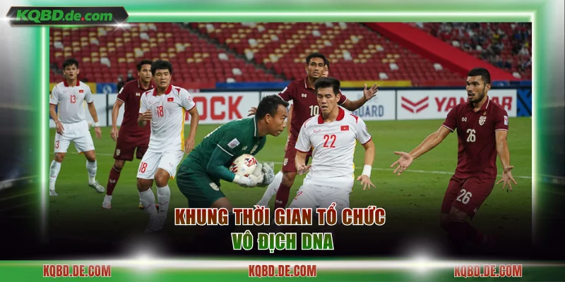 Khung thời gian tổ chức Vô địch DNA